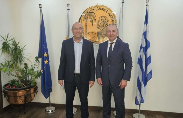 Επίσκεψη νέου Προέδρου του ΕΒΕΛ στο Γραφείο Δημάρχου