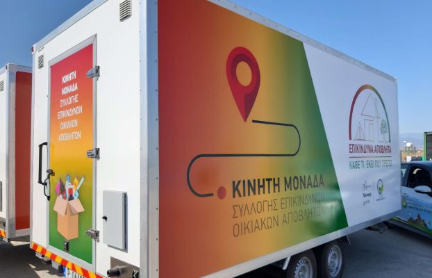 ΚΙΝΗΤΗ ΜΟΝΑΔΑ ΕΝΗΜΕΡΩΣΗΣ ΚΑΙ ΣΥΛΛΟΓΗΣ ΕΠΙΚΙΝΔΥΝΩΝ  ΟΙΚΙΑΚΩΝ ΑΠΟΒΛΗΤΩΝ