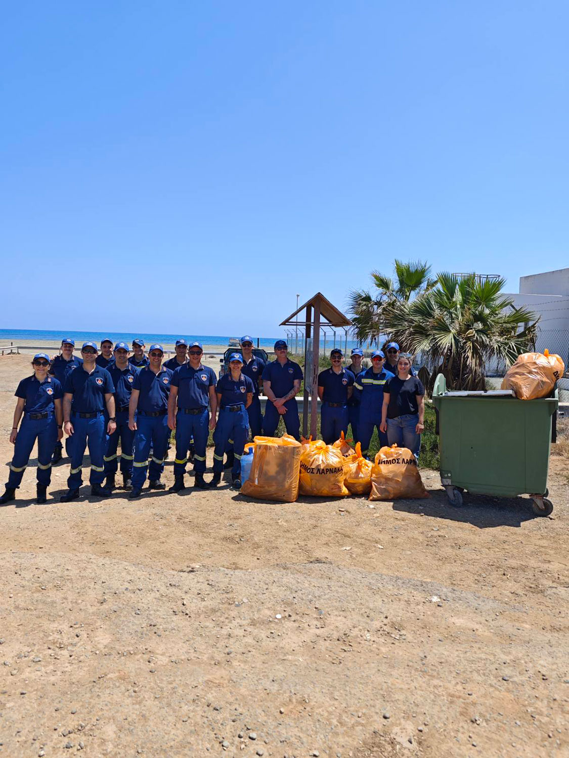 Εθελοντικός Καθαρισμός της Παραλίας Spyros Beach με τη στήριξη του Δήμου Λάρνακας