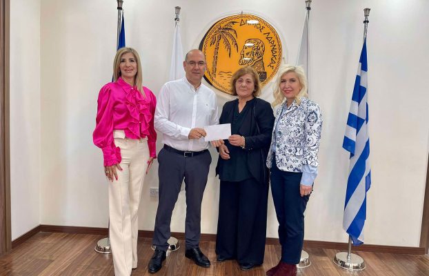 Δημόσια ευχαριστία στην κυρία Λένια Κωνσταντίνου για την ενίσχυση του Κοινωνικού Παντοπωλείου Δήμου Λάρνακας