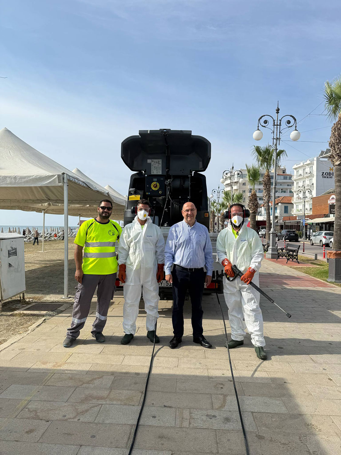 Παραλαβή Νέου Οχήματος Καθαρισμού από το Δήμο Λάρνακας