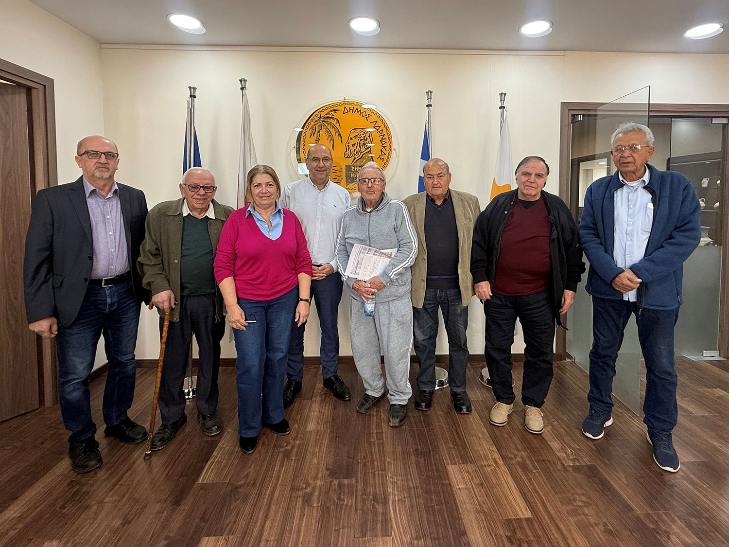 Συνάντηση Δημάρχου Λάρνακας με Κοινοτάρχες ενοριών και κυβερνητικών οικισμών για τα ζητήματα των τοπικών κοινοτήτων