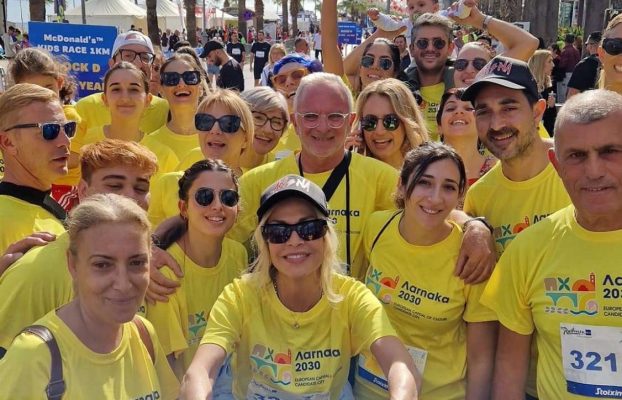 Ανακήρυξη της Άννας Βίσση σε επίσημη Πρέσβειρα του Λάρνακα 2030  6ος RADISSON BLU ΔΙΕΘΝΗΣ ΜΑΡΑΘΩΝΙΟΣ ΛΑΡΝΑΚΑΣ