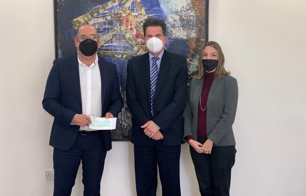 ΧΟΡΗΓΙΑ ΑΠΟ ΤΗΝ EXXONMOBIL CYPRUS LTD ΓΙΑ ΚΑΤΑΣΚΕΥΗ ΠΕΖΟΓΕΦΥΡΑΣ